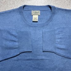 画像3: 「L.L.Bean(エルエルビーン)」90s 00s XL-TALLサイズ コットン カシミヤ混紡 ハイゲージ ニット セーター (3)