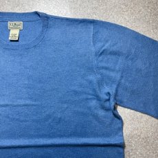画像4: 「L.L.Bean(エルエルビーン)」90s 00s XL-TALLサイズ コットン カシミヤ混紡 ハイゲージ ニット セーター (4)