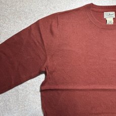 画像2: 「L.L.Bean(エルエルビーン)」90s 00s M-REGサイズ コットン カシミヤ混紡 ハイゲージ ニット セーター (2)