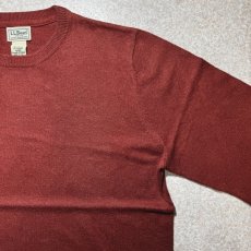 画像4: 「L.L.Bean(エルエルビーン)」90s 00s M-REGサイズ コットン カシミヤ混紡 ハイゲージ ニット セーター (4)