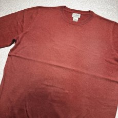 画像15: 「L.L.Bean(エルエルビーン)」90s 00s M-REGサイズ コットン カシミヤ混紡 ハイゲージ ニット セーター (15)