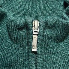 画像7: 「L.L.Bean(エルエルビーン)」90s 00s XL-REGサイズ コットン カシミヤ混紡 ハーフジップ ハイネック ニット セーター (7)