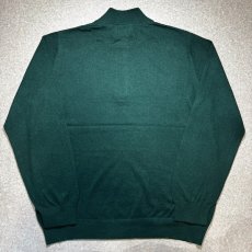 画像12: 「L.L.Bean(エルエルビーン)」90s 00s XL-REGサイズ コットン カシミヤ混紡 ハーフジップ ハイネック ニット セーター (12)