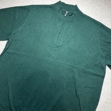 画像17: 「L.L.Bean(エルエルビーン)」90s 00s XL-REGサイズ コットン カシミヤ混紡 ハーフジップ ハイネック ニット セーター (17)