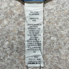 画像9: 「L.L.Bean(エルエルビーン)」90s 00s XL-REGサイズ コットン カシミヤ混紡 Vネック ハイゲージ ニット セーター (9)