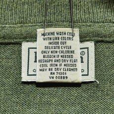 画像7: 「L.L.Bean(エルエルビーン)」90s 00s L-REGサイズ コットン カシミヤ混紡 Vネック ハイゲージ ニット セーター (7)