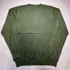 画像10: 「L.L.Bean(エルエルビーン)」90s 00s L-REGサイズ コットン カシミヤ混紡 Vネック ハイゲージ ニット セーター (10)
