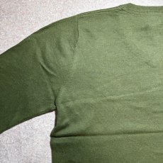 画像11: 「L.L.Bean(エルエルビーン)」90s 00s L-REGサイズ コットン カシミヤ混紡 Vネック ハイゲージ ニット セーター (11)
