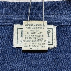 画像7: 「L.L.Bean(エルエルビーン)」90s 00s L-REGサイズ コットン カシミヤ混紡 Vネック ハイゲージ ニット セーター (7)