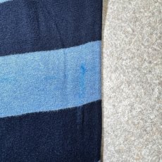画像15: 「L.L.Bean(エルエルビーン)」90s 00s M-REGサイズ コットン カシミヤ混紡 ボーダー柄 ハイゲージ ニット セーター (15)
