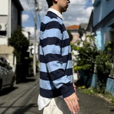 画像19: 「L.L.Bean(エルエルビーン)」90s 00s M-REGサイズ コットン カシミヤ混紡 ボーダー柄 ハイゲージ ニット セーター (19)