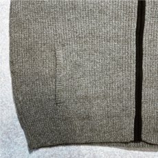 画像5: 「L.L.Bean(エルエルビーン)」90s 00s XL-REGサイズ メランジ ダブルツリー メリノウール ジップアップ ニット ベスト (5)