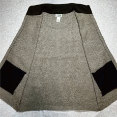 画像8: 「L.L.Bean(エルエルビーン)」90s 00s XL-REGサイズ メランジ ダブルツリー メリノウール ジップアップ ニット ベスト (8)