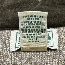画像10: 「L.L.Bean(エルエルビーン)」90s 00s XL-REGサイズ メランジ ダブルツリー メリノウール ジップアップ ニット ベスト (10)