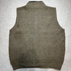 画像14: 「L.L.Bean(エルエルビーン)」90s 00s XL-REGサイズ メランジ ダブルツリー メリノウール ジップアップ ニット ベスト (14)