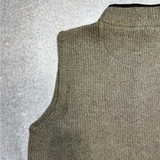 画像15: 「L.L.Bean(エルエルビーン)」90s 00s XL-REGサイズ メランジ ダブルツリー メリノウール ジップアップ ニット ベスト (15)