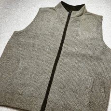 画像19: 「L.L.Bean(エルエルビーン)」90s 00s XL-REGサイズ メランジ ダブルツリー メリノウール ジップアップ ニット ベスト (19)