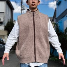 画像20: 「L.L.Bean(エルエルビーン)」90s 00s XL-REGサイズ メランジ ダブルツリー メリノウール ジップアップ ニット ベスト (20)