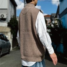 画像23: 「L.L.Bean(エルエルビーン)」90s 00s XL-REGサイズ メランジ ダブルツリー メリノウール ジップアップ ニット ベスト (23)