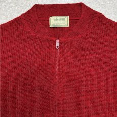 画像3: 「L.L.Bean(エルエルビーン)」80s 90s Mサイズ USA製 アクリルウールポリエステル HIGH TREK YARN  TALONジップ ニット ベスト (3)