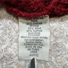 画像11: 「L.L.Bean(エルエルビーン)」80s 90s Mサイズ USA製 アクリルウールポリエステル HIGH TREK YARN  TALONジップ ニット ベスト (11)