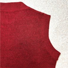 画像15: 「L.L.Bean(エルエルビーン)」80s 90s Mサイズ USA製 アクリルウールポリエステル HIGH TREK YARN  TALONジップ ニット ベスト (15)