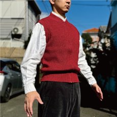 画像20: 「L.L.Bean(エルエルビーン)」80s 90s Mサイズ USA製 アクリルウールポリエステル HIGH TREK YARN  TALONジップ ニット ベスト (20)