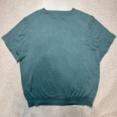 画像9: 「Polo by Ralph Lauren (ポロラルフローレン)」90s 00s 10s  XXLサイズ ピマコットン ダスティブルー ポニー刺繍 ニット Tシャツ (9)