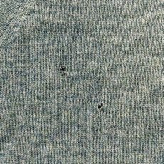 画像14: 「Polo by Ralph Lauren (ポロラルフローレン)」90s 00s 10s  XXLサイズ ピマコットン ダスティブルー ポニー刺繍 ニット Tシャツ (14)