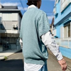 画像19: 「Polo by Ralph Lauren (ポロラルフローレン)」90s 00s 10s  XXLサイズ ピマコットン ダスティブルー ポニー刺繍 ニット Tシャツ (19)