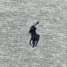 画像7: 「Polo by Ralph Lauren (ポロラルフローレン)」90s 00s 10s  XXLサイズ コットン ライトグレー ポニー刺繍 ニット Tシャツ (7)