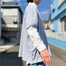 画像17: 「Polo by Ralph Lauren (ポロラルフローレン)」90s 00s 10s  XXLサイズ コットン ライトグレー ポニー刺繍 ニット Tシャツ (17)