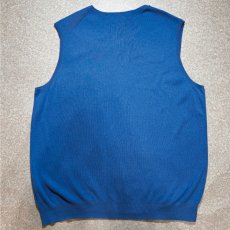 画像10: 「POLO RALPH LAUREN(ポロラルフローレン)」10s 20s 2XLT TALLサイズ ピマコットン ロイヤルブルー ポニー刺繍 ニット ベスト (10)
