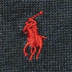 画像8: 「POLO GOLF RALPH LAUREN(ポロゴルフラルフローレン)」80s 90s XLサイズ USA製 コットン ネイビー ポニー刺繍 ニット ベスト (8)