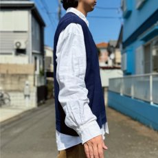 画像18: 「POLO GOLF RALPH LAUREN(ポロゴルフラルフローレン)」80s 90s XLサイズ USA製 コットン ネイビー ポニー刺繍 ニット ベスト (18)