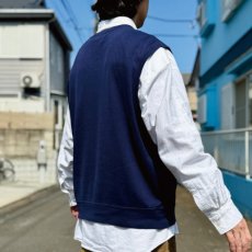 画像19: 「POLO GOLF RALPH LAUREN(ポロゴルフラルフローレン)」80s 90s XLサイズ USA製 コットン ネイビー ポニー刺繍 ニット ベスト (19)