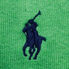 画像7: 「POLO RALPH LAUREN(ポロラルフローレン)」10s 20s Mサイズ ピマコットン ライムグリーン ポニー刺繍 ニット ベスト (7)