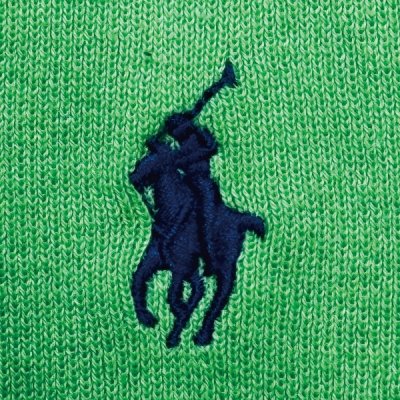 画像1: 「POLO RALPH LAUREN(ポロラルフローレン)」10s 20s Mサイズ ピマコットン ライムグリーン ポニー刺繍 ニット ベスト