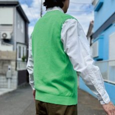 画像21: 「POLO RALPH LAUREN(ポロラルフローレン)」10s 20s Mサイズ ピマコットン ライムグリーン ポニー刺繍 ニット ベスト (21)