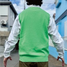 画像22: 「POLO RALPH LAUREN(ポロラルフローレン)」10s 20s Mサイズ ピマコットン ライムグリーン ポニー刺繍 ニット ベスト (22)
