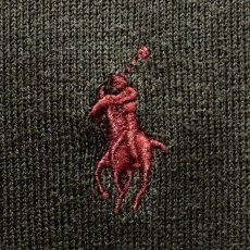 画像7: 「POLO RALPH LAUREN(ポロラルフローレン)」90s 00s 10s 20s Lサイズ相当 ピマコットン チョコレートブラウン ポニー刺繍 ニット ベスト (7)