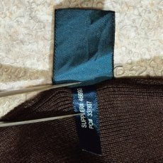 画像9: 「POLO RALPH LAUREN(ポロラルフローレン)」90s 00s 10s 20s Lサイズ相当 ピマコットン チョコレートブラウン ポニー刺繍 ニット ベスト (9)