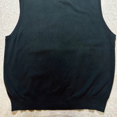 画像15: 「POLO RALPH LAUREN(ポロラルフローレン)」10s 20s XL TGサイズ ピマコットン ブラック ポニー刺繍 ニット ベスト (15)