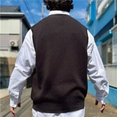 画像22: 「POLO RALPH LAUREN(ポロラルフローレン)」10s 20s XL TGサイズ ピマコットン ブラック ポニー刺繍 ニット ベスト (22)