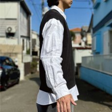 画像17: 「Polo by Ralph Lauren (ポロラルフローレン)」90s 00s 10s XXLサイズ ピマコットン ブラック ポニー刺繍 ニット ベスト (17)