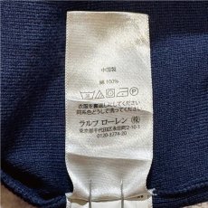 画像10: 「POLO RALPH LAUREN(ポロラルフローレン)」10s 20s XXL TTGサイズ ピマコットン ネイビー ポニー刺繍 ニット ベスト (10)