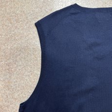 画像12: 「POLO RALPH LAUREN(ポロラルフローレン)」10s 20s XXL TTGサイズ ピマコットン ネイビー ポニー刺繍 ニット ベスト (12)