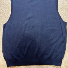 画像15: 「POLO RALPH LAUREN(ポロラルフローレン)」10s 20s XXL TTGサイズ ピマコットン ネイビー ポニー刺繍 ニット ベスト (15)