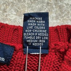 画像7: 「Polo by Ralph Lauren (ポロラルフローレン)」90s 00s 10s Lサイズ コットン レッド ポニー刺繍 リブ編み ニット ベスト (7)