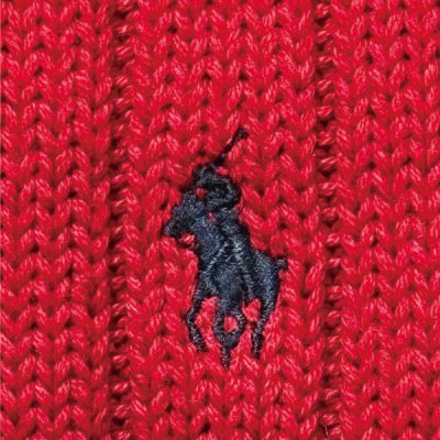 画像1: 「Polo by Ralph Lauren (ポロラルフローレン)」90s 00s 10s Lサイズ コットン レッド ポニー刺繍 リブ編み ニット ベスト